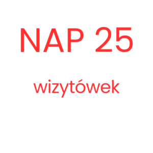 NAP 25 wizytówek