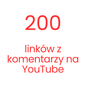 200 linków z komentarzy na YouTube