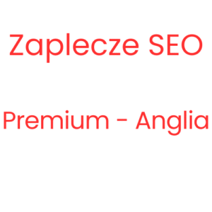 Zaplecze SEO Premium - Anglia