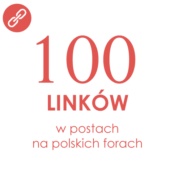 Linki w postach na polskich forach - 100