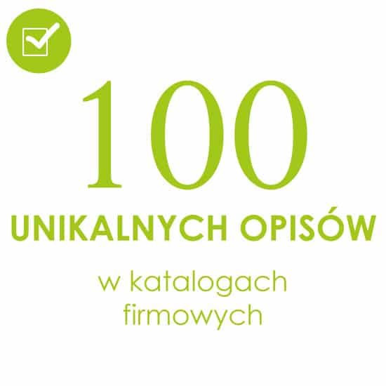 Katalogowanie PAKIET TOP 100 PL