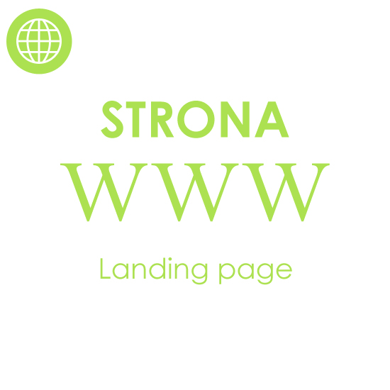 Strona typu landing page